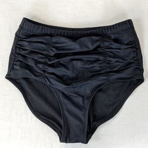 SWIMSUITS FOR ALL HIGH WAIST RUCHED BIKINI BOTTOMS
